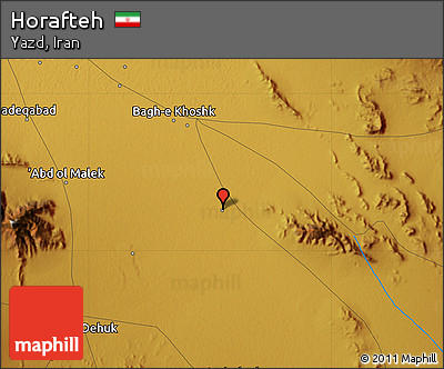 Physical Map of Horafteh