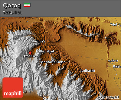 Physical Map of Qoroq