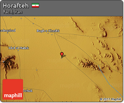 Physical Map of Horafteh