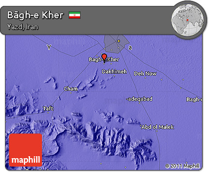 Political Map of Bāgh-e Kher