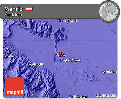 Political Map of Mehrīz
