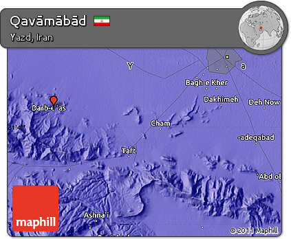 Political Map of Qavāmābād