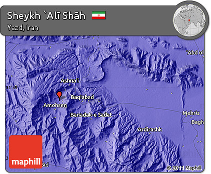Political Map of Sheykh `Alī Shāh