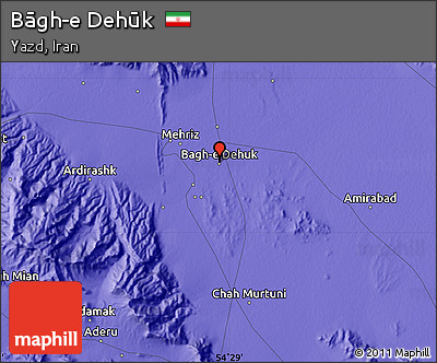 Political Map of Bāgh-e Dehūk