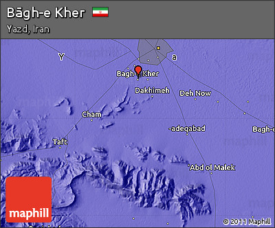 Political Map of Bāgh-e Kher