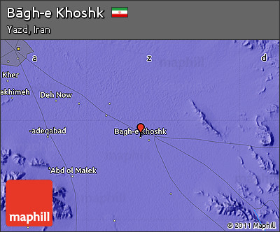 Political Map of Bāgh-e Khoshk