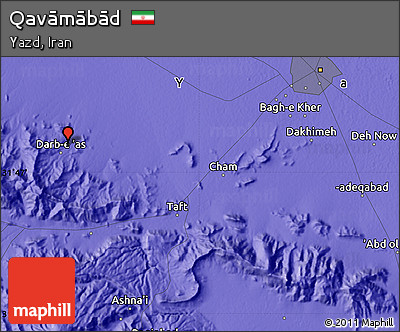 Political Map of Qavāmābād