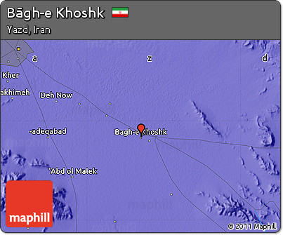 Political Map of Bāgh-e Khoshk