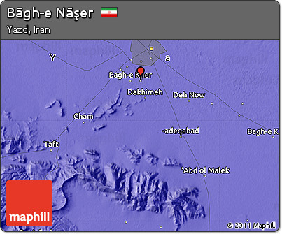 Political Map of Bāgh-e Nāşer