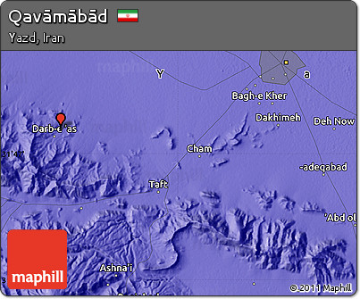 Political Map of Qavāmābād