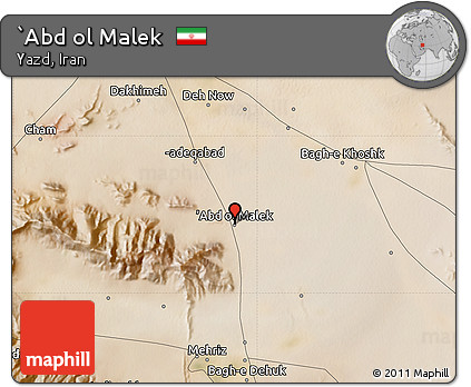Satellite Map of `Abd Ol Malek