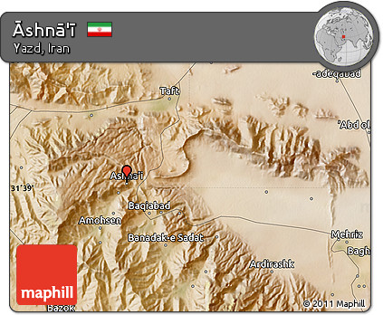 Satellite Map of Āshnā'ī