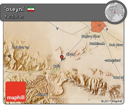 Satellite Map of 'oseynī