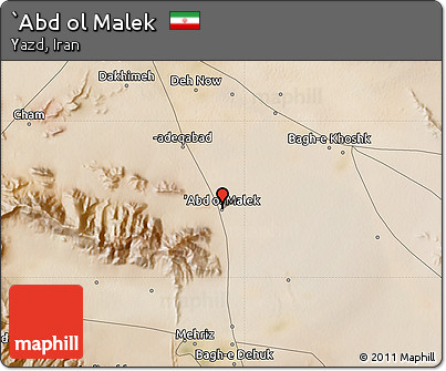 Satellite Map of `Abd Ol Malek