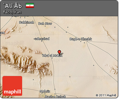 Satellite Map of `Alī Āb