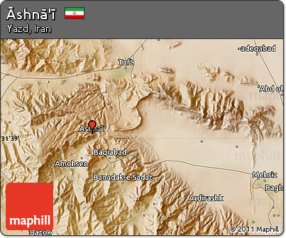 Satellite Map of Āshnā'ī