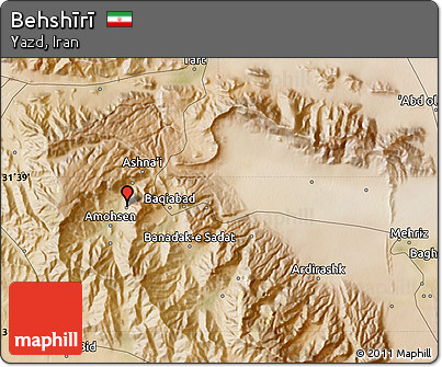 Satellite Map of Behshīrī