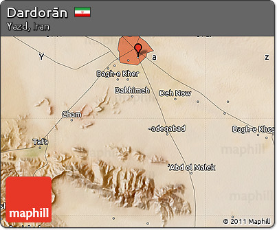 Satellite Map of Dardorān