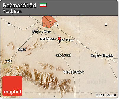 Satellite Map of Raḩmatābād