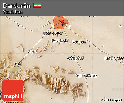 Satellite Map of Dardorān
