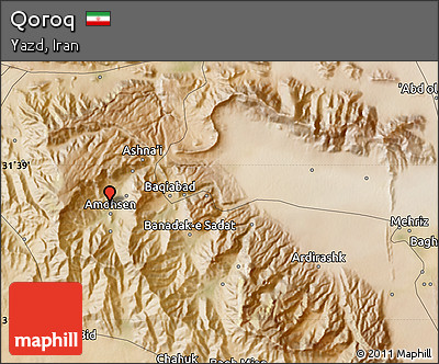 Satellite Map of Qoroq