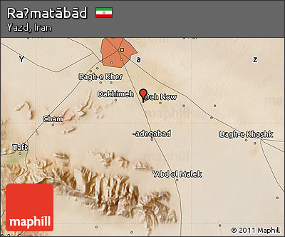 Satellite Map of Raḩmatābād