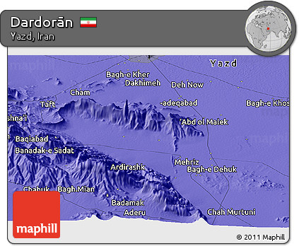 Political Panoramic Map of Dardorān