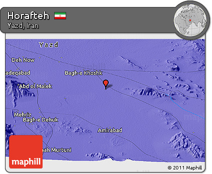Political Panoramic Map of Horafteh