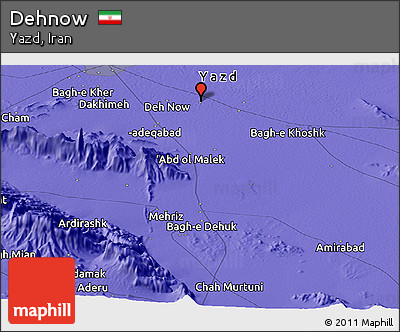 Political Panoramic Map of Dehnow