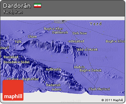Political Panoramic Map of Dardorān