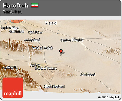 Satellite Panoramic Map of Harofteh