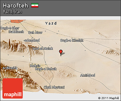 Satellite Panoramic Map of Harofteh