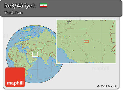 Savanna Style Location Map of Re3/4ā'īyeh