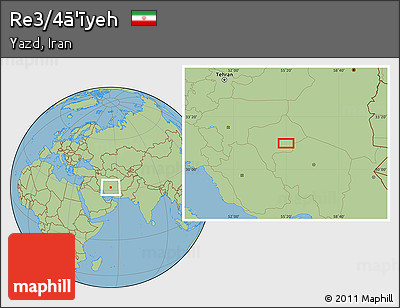 Savanna Style Location Map of Re3/4ā'īyeh