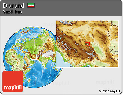 Physical Location Map of Dorond