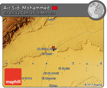 Physical Map of Aït Sidi Mohammed
