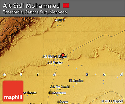 Physical Map of Aït Sidi Mohammed