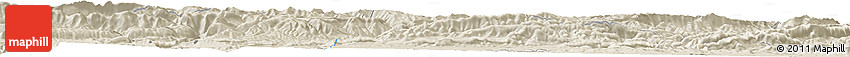 Shaded Relief Horizon Map of Akedim Msemrir