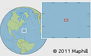 Savanna Style Location Map of the area around 31° 39' 38" N, 61° 58' 30" W