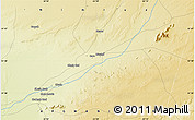 Physical Map of the area around 31° 39' 38" N, 62° 58' 30" E