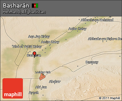 Satellite 3D Map of Basharān