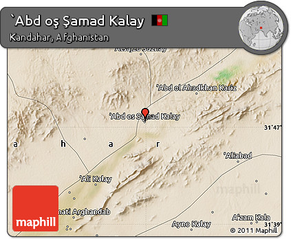 Satellite Map of `Abd Oş Şamad Kalay