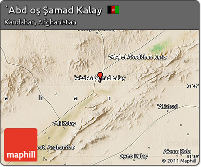 Satellite Map of `Abd Oş Şamad Kalay
