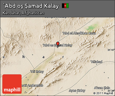 Satellite Map of `Abd Oş Şamad Kalay