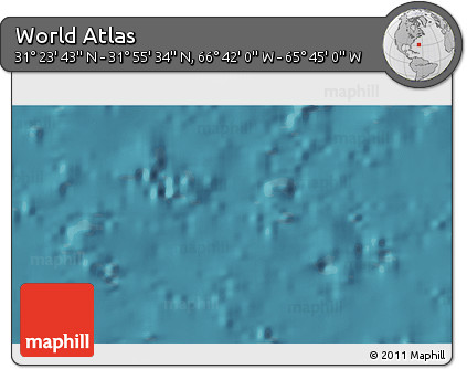 Satellite 3D Map of the Area around 31° 39' 38" N, 66° 13' 29" W