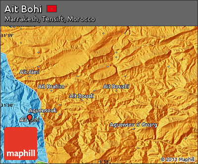 Political Map of Aït Bohi