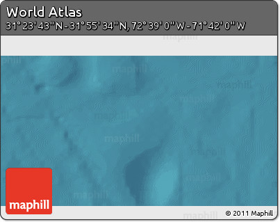 Satellite 3D Map of the Area around 31° 39' 38" N, 72° 10' 30" W