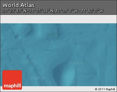 Satellite 3D Map of the Area around 31° 39' 38" N, 72° 10' 30" W