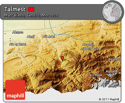 Physical 3D Map of Talmest