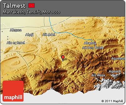 Physical 3D Map of Talmest